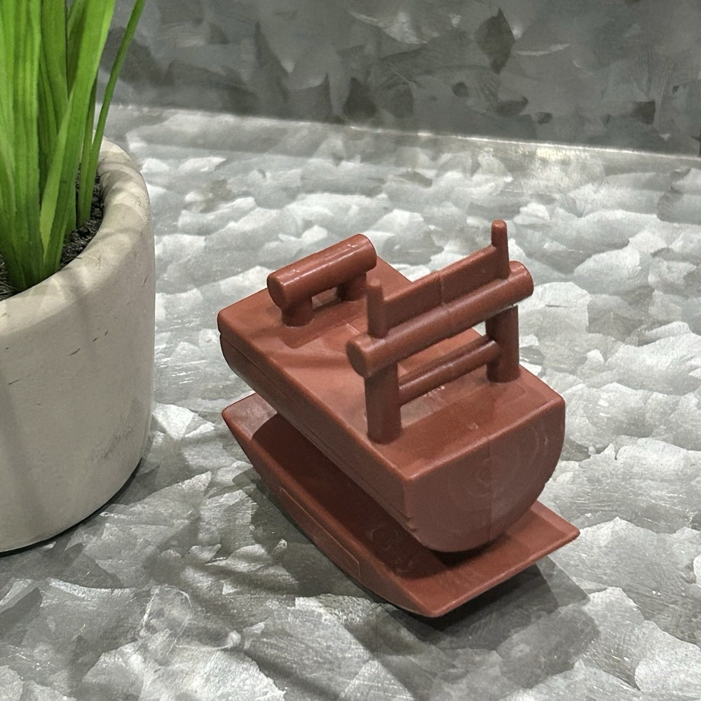 Vintage Bandai 1986 Maple Town Park Set Brown Rocking Horse Toy